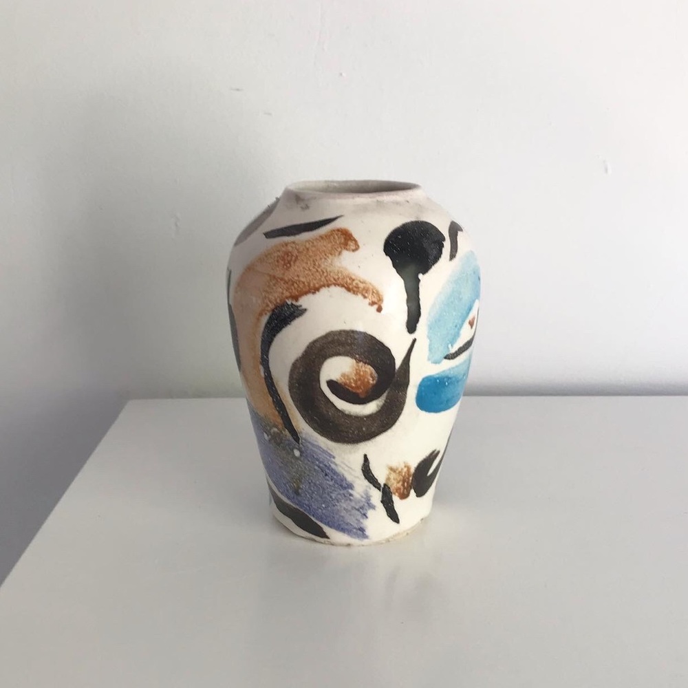 Vintage Hand Painted Vase - Picture 5 of 6
